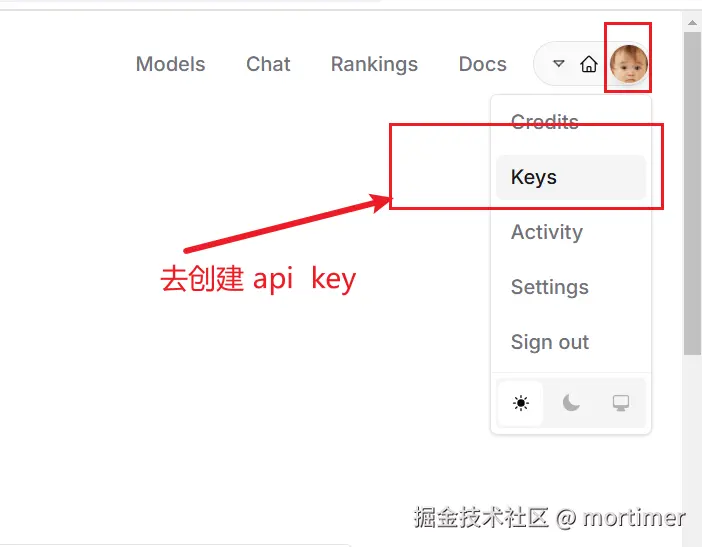 Create API Key